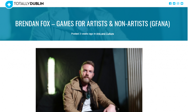 Totally Dublin Interview with Brendan Fox, MOE Curator